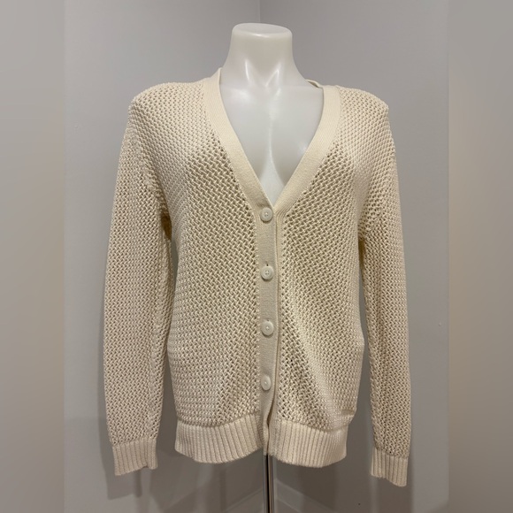 TNA Cream Button-Up Women's Cardigan - Picture 5 of 9